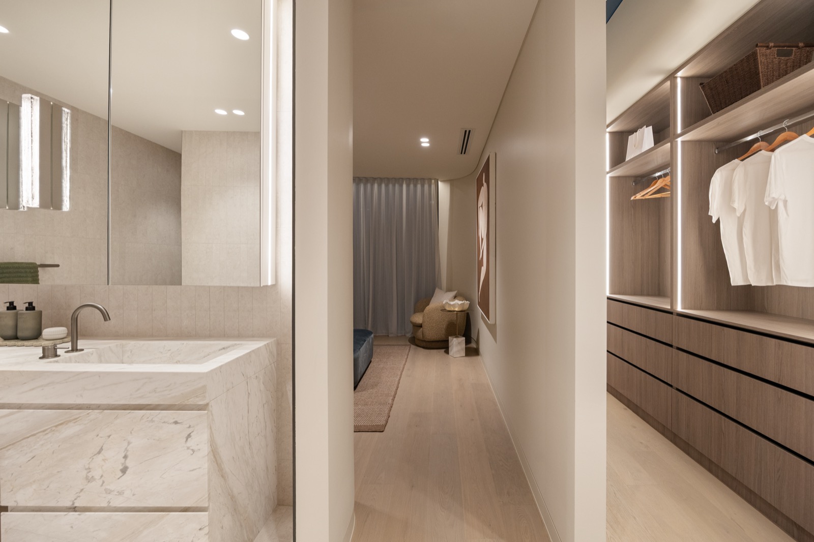Digital editing — a delivered FLEX example: Dusk conversions, decluttering, digital furniture.